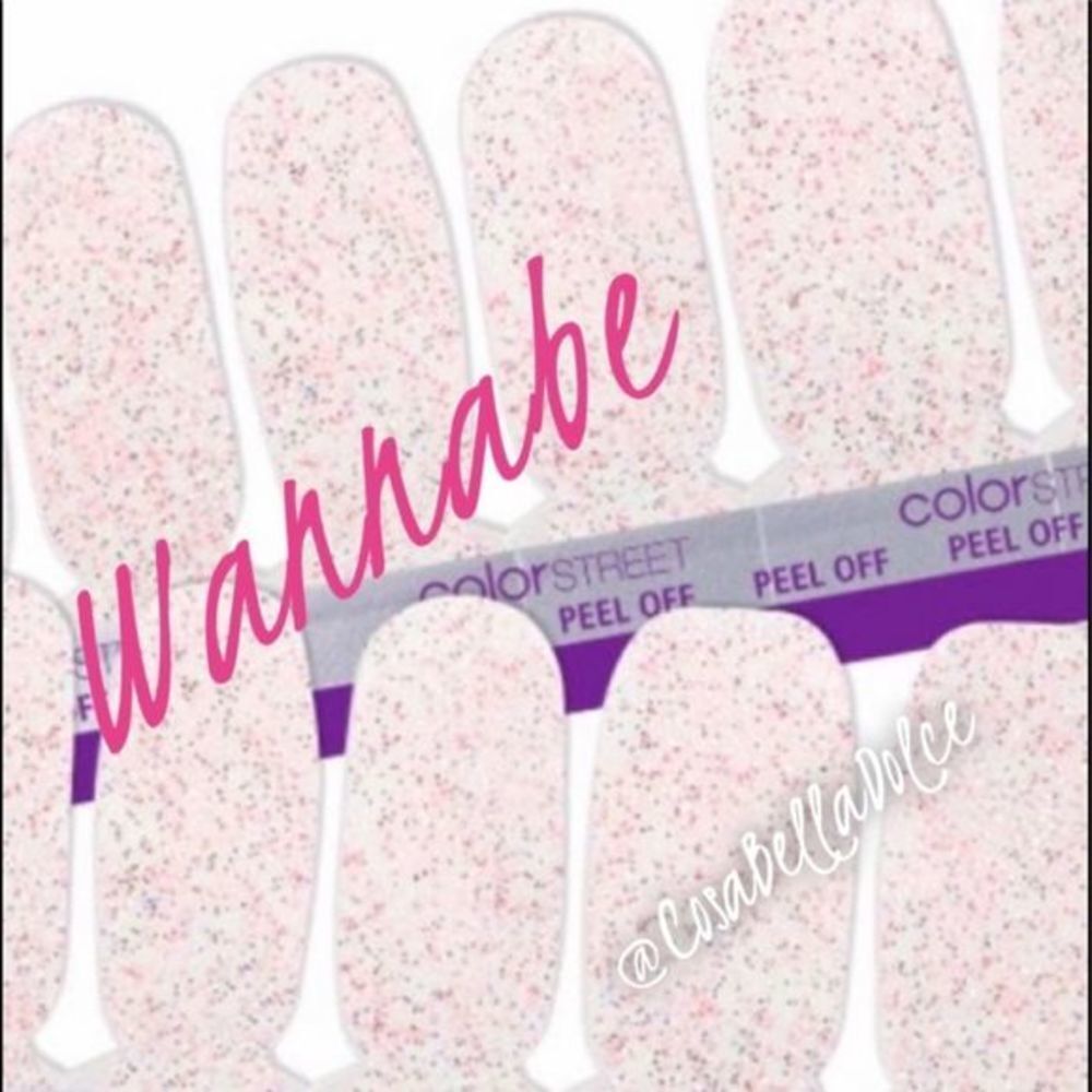 Color Street | Wannabe a sweet glittery pink on a clear base, nail strips - Picture 14 of 14